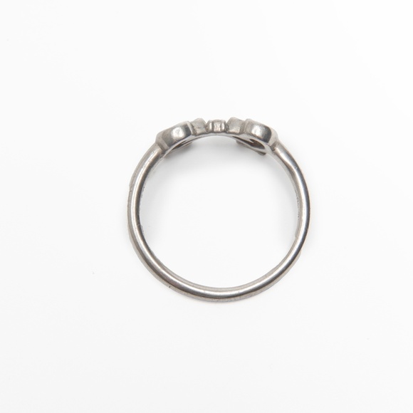 Tiffany & Co. 925 Double Loving Heart Ring, size 50, Silver, WS23995 - Picture 7 of 8